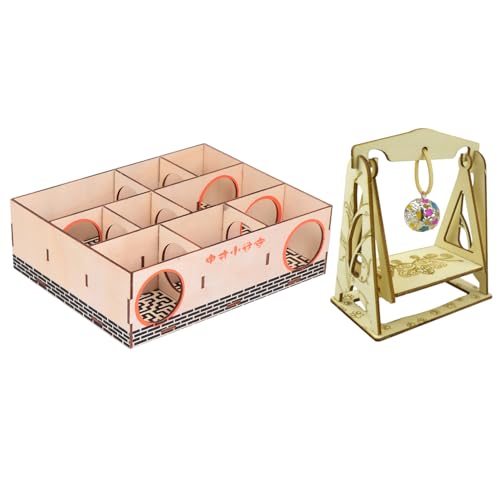 Milisten 2stücke Titel Teiliges Hamster Labyrinth Haus Spielzeug Für Kleine Haustiere Für Zwerghamster Rennmäuse Und Chinchillas Mit Optimalem Spielspaß Und Pflege Milisten 2stücke Titel Teiliges Hamster Labyrinth Haus Spielzeug Für Kleine Haustiere Für Zwerghamster Rennmäuse Und Chinchillas Mit Optimalem Spielspaß Und Pflege von Milisten