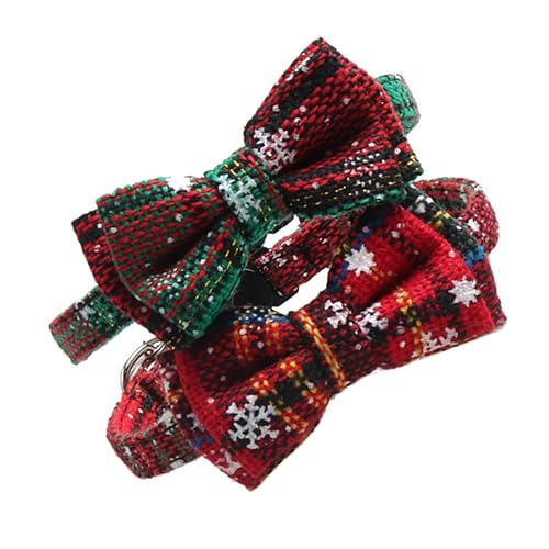 Milisten 2stücke Weihnachts-katzenhalsband Verstellbarer Haustierhalsring Für Katzen Stylisches Zubehör Für Festliche Saison Milisten 2stücke Weihnachts-katzenhalsband Verstellbarer Haustierhalsring Für Katzen Stylisches Zubehör Für Festliche Saison von Milisten