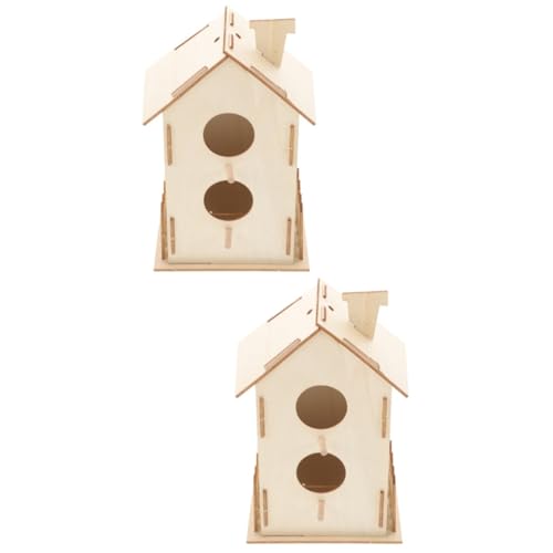 Milisten 2-teiliges Bastelset Für Jungen Und Mädchen Unbemaltes Vogelhaus Aus Holz Handbemalt Graffiti-Spielzeug Vogelhaus Für Kreative Jungen Und Mädchen Milisten 2-teiliges Bastelset Für Jungen Und Mädchen Unbemaltes Vogelhaus Aus Holz Handbemalt Graffiti-Spielzeug Vogelhaus Für Kreative Jungen Und Mädchen von Milisten