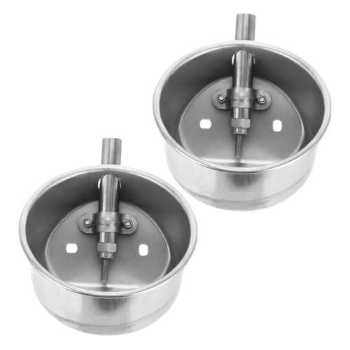 Milisten 2stücke Automatische Edelstahl Tränke Für Schweine Ovales Design Langlebig Und Praktisch Für Viehzucht Für Rinder Schafe Und Pferde Milisten 2stücke Automatische Edelstahl Tränke Für Schweine Ovales Design Langlebig Und Praktisch Für Viehzucht Für Rinder Schafe Und Pferde von Milisten