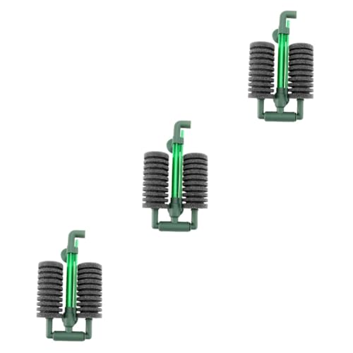 Milisten 3 STK Filter für Fischbecken Fischglasfilter Blase Aquariumfilter Biochemischer Filter Schwämme Wasserfilter Schwammfilter für Aquarien biochemischer Schwamm sauber Waschmittel von Milisten