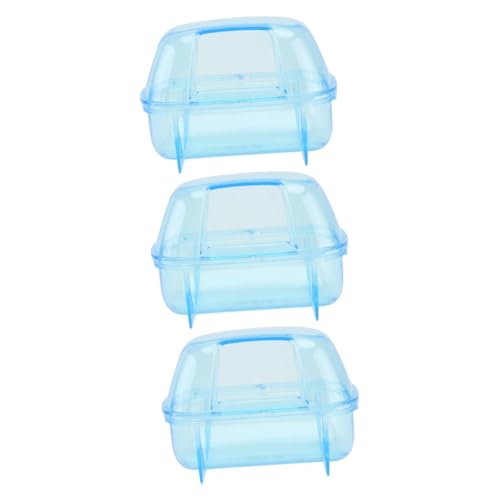 Milisten 3 STK Hamsterbad Kleintierbehälter Mini-Spielzeug Hamstersandbadehaus Hamsterkäfige Sandbad Für Kleine Haustiere Mini-badewanne Kleines Tier Klarer Behälter Chinchilla Plastik Milisten 3 STK Hamsterbad Kleintierbehälter Mini-Spielzeug Hamstersandbadehaus Hamsterkäfige Sandbad Für Kleine Haustiere Mini-badewanne Kleines Tier Klarer Behälter Chinchilla Plastik von Milisten