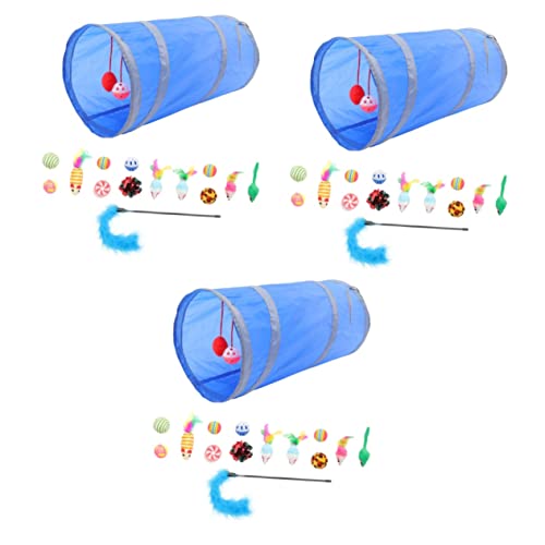 Milisten 3 Sets Interaktives Katzenspielzeug-Set Katzen-trickspielzeug Katzentunnel-Spielzeug Tragbares Katzenspielzeug Halten Sie Ihre Katze Gesund Und Milisten 3 Sets Interaktives Katzenspielzeug-Set Katzen-trickspielzeug Katzentunnel-Spielzeug Tragbares Katzenspielzeug Halten Sie Ihre Katze Gesund Und von Milisten