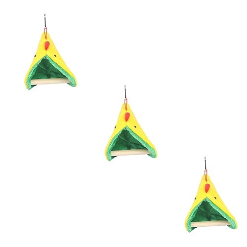 Milisten 3 STK Vogelnest vogelstange vogelkäfig zubehör Parrot Toys vogelkäfig versteck hängende Schaukelbetthöhle Spielzeug Vogel hängendes Bett Vogel hängendes Zelt kurzer Plüsch Milisten 3 STK Vogelnest vogelstange vogelkäfig zubehör Parrot Toys vogelkäfig versteck hängende Schaukelbetthöhle Spielzeug Vogel hängendes Bett Vogel hängendes Zelt kurzer Plüsch von Milisten