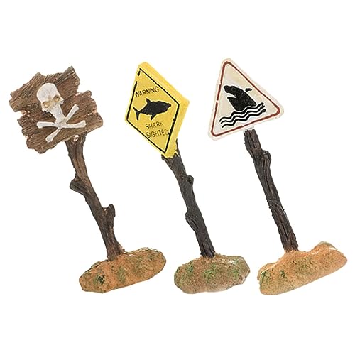 Milisten 3 Stück Aquarium Warnschild Resin Ornament Fischbecken Dekoration Langlebiges Aquarienzubehör Natürliche Landschaftsdeko Sicher für Fische Geeignet Milisten 3 Stück Aquarium Warnschild Resin Ornament Fischbecken Dekoration Langlebiges Aquarienzubehör Natürliche Landschaftsdeko Sicher für Fische Geeignet von Milisten