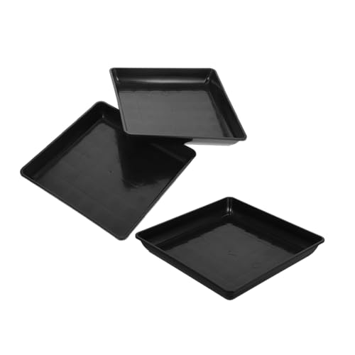 Milisten Blumentopf Tabletts Für Pflanzen 3 Pack Anlage Untertassen Drainage Und von Milisten