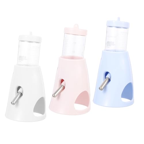 Milisten 3 Stück Hamster Trinkflasche mit Ständer Auslaufsicherer Wasserspender für Kleine Haustiere Stehende Wasserflasche mit Rollkugel für Hamster Kaninchen Eichhörnchen Chinchilla Milisten 3 Stück Hamster Trinkflasche mit Ständer Auslaufsicherer Wasserspender für Kleine Haustiere Stehende Wasserflasche mit Rollkugel für Hamster Kaninchen Eichhörnchen Chinchilla von Milisten