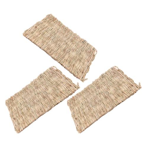 Milisten 3stücke Teiliges Heu-matten Kleintiere Atmungsaktive Und Bequeme Schlafunterlagen Für Kaninchen Meerschweinchen Hamster Und Andere Kleine Haustiere Wärmt Im Winter Und Kühlt Im Milisten 3stücke Teiliges Heu-matten Kleintiere Atmungsaktive Und Bequeme Schlafunterlagen Für Kaninchen Meerschweinchen Hamster Und Andere Kleine Haustiere Wärmt Im Winter Und Kühlt Im von Milisten