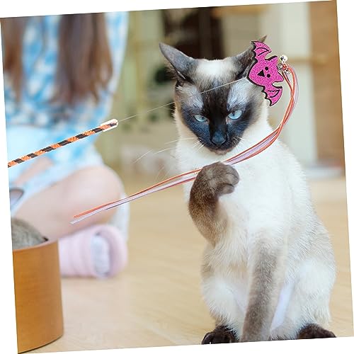 Milisten 3 Stück Interaktives Teiliges Katzenangel Halloween mit Glocken Quasten und Langlebigem Kratzschutz Geeignet für Kätzchen Training und Spielerische Aktivität im Indoor Einsatz Milisten 3 Stück Interaktives Teiliges Katzenangel Halloween mit Glocken Quasten und Langlebigem Kratzschutz Geeignet für Kätzchen Training und Spielerische Aktivität im Indoor Einsatz von Milisten
