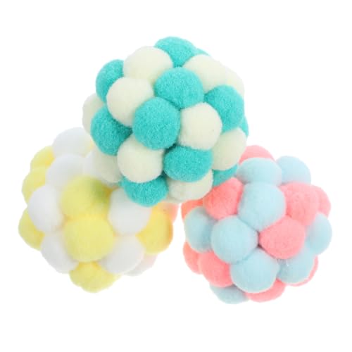 Milisten 3stücke Katzenkratzball Mit Glocke Bunte Plüschspielzeuge Für Katzen Interaktive Kratzspielzeuge Für Kätzchen Spiel Und Spaß Drinnen Milisten 3stücke Katzenkratzball Mit Glocke Bunte Plüschspielzeuge Für Katzen Interaktive Kratzspielzeuge Für Kätzchen Spiel Und Spaß Drinnen von Milisten