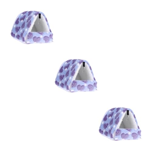 Milisten 3St kleines Tierbett haustierbett pet Bed Igelnest Winterbettwäsche Zubehör für Meerschweinchenkäfige Spielzeug Hamster Haustier warmes Chinchilla Schlafsack Brutnest Violett Milisten 3St kleines Tierbett haustierbett pet Bed Igelnest Winterbettwäsche Zubehör für Meerschweinchenkäfige Spielzeug Hamster Haustier warmes Chinchilla Schlafsack Brutnest Violett von Milisten