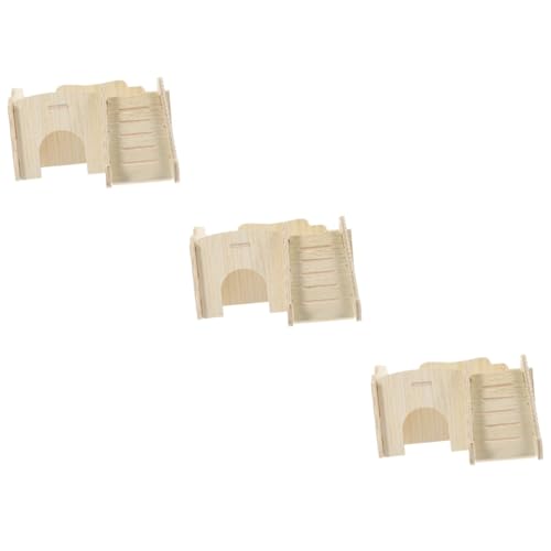 Milisten 3 Stücke Luxus Holz Hamster Hideout Chinchilla Shelter Spielhaus Burg Zubehör Milisten 3 Stücke Luxus Holz Hamster Hideout Chinchilla Shelter Spielhaus Burg Zubehör von Milisten