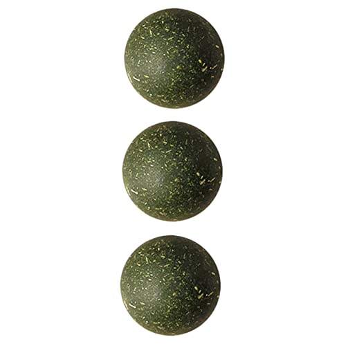 Milisten 3St Katze Katzenminze Ball Katze leckt Ball Katzenminze Bälle komprimierte Katzenminze Katzen zahnpflege katzenzahnpflege Catnip Katzenbissball Verdauungsförderer für Katzen Green Milisten 3St Katze Katzenminze Ball Katze leckt Ball Katzenminze Bälle komprimierte Katzenminze Katzen zahnpflege katzenzahnpflege Catnip Katzenbissball Verdauungsförderer für Katzen Green von Milisten