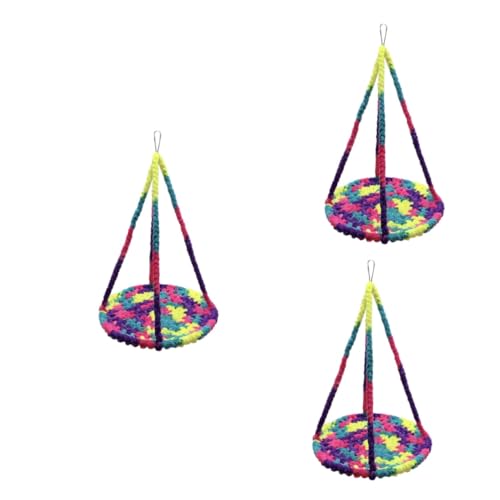 Milisten 3 Stücke Hand-Woven Woolen Garn Hamster Nest Bequem Hängen Haustier Bett Für Tiere Milisten 3 Stücke Hand-Woven Woolen Garn Hamster Nest Bequem Hängen Haustier Bett Für Tiere von Milisten