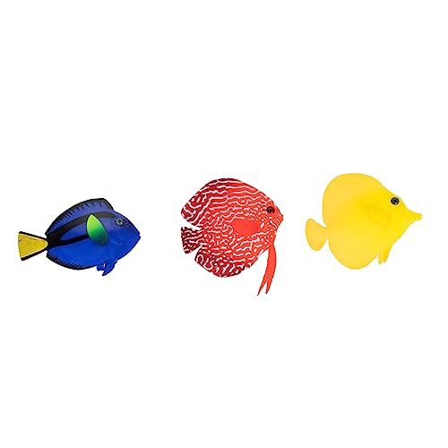 Milisten 3pcs Silikon Fisch Tank Landschaft Dekoration Exquisite Fisch Handwerk Aquarium Ornament Milisten 3pcs Silikon Fisch Tank Landschaft Dekoration Exquisite Fisch Handwerk Aquarium Ornament von Milisten