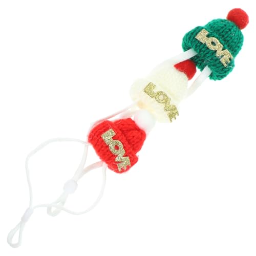 Milisten 3stücke Teiliges Handgefertigtes Weihnachtsmütze Kleintiere Mit Verstellbaren Trägern Für Hamster Und Igel Leicht Und Bequem Aus Strapazierfähigem Polyacrylfaser Für Milisten 3stücke Teiliges Handgefertigtes Weihnachtsmütze Kleintiere Mit Verstellbaren Trägern Für Hamster Und Igel Leicht Und Bequem Aus Strapazierfähigem Polyacrylfaser Für von Milisten