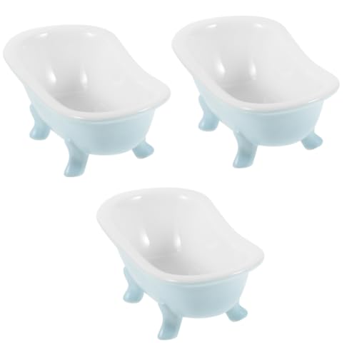 Milisten 3st Hamster Badewanne Wiederverwendbarer Hamster Kleines Hamsterbad Sandbad Für Hamster Hamsterbad Für Den Täglichen Gebrauch Kompakte Chinchilla-badewanne Keramik Sky-Blue Milisten 3st Hamster Badewanne Wiederverwendbarer Hamster Kleines Hamsterbad Sandbad Für Hamster Hamsterbad Für Den Täglichen Gebrauch Kompakte Chinchilla-badewanne Keramik Sky-Blue von Milisten