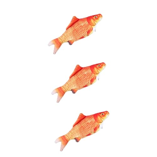 Milisten 3 Stück Katzen-spielfische Interaktives Elektrisches Fischspielzeug Für Kätzchen Haustier-Teaser-Spielzeug Realistisches Design Teaser-Spielzeug Neugier Der Katze Milisten 3 Stück Katzen-spielfische Interaktives Elektrisches Fischspielzeug Für Kätzchen Haustier-Teaser-Spielzeug Realistisches Design Teaser-Spielzeug Neugier Der Katze von Milisten