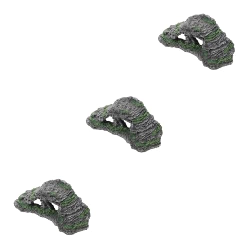 Milisten 3st Haustierzubehör Zierfelsen Für Aquarien Reptilienhöhle Reptilienlebensraumverzierung Frosch-landschaftsfelsen Aquariumdekoration Für Schildkröte Eidechsenhaut Betta-höhle Harz Milisten 3st Haustierzubehör Zierfelsen Für Aquarien Reptilienhöhle Reptilienlebensraumverzierung Frosch-landschaftsfelsen Aquariumdekoration Für Schildkröte Eidechsenhaut Betta-höhle Harz von Milisten
