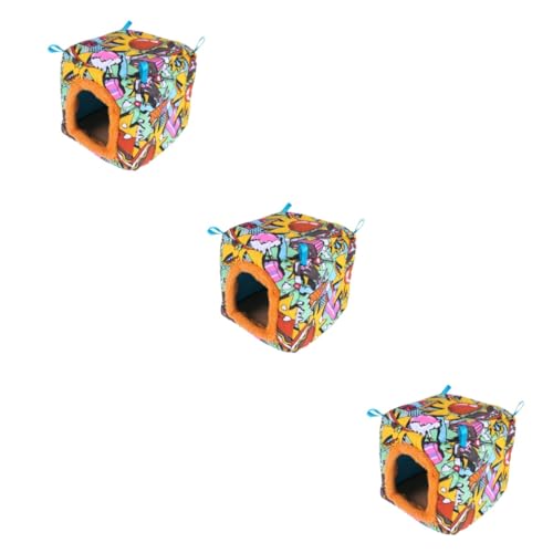 Milisten 3st Papageiennest Kleines Tierbett Vogelnesthaus Käfig Für Winterhamster Haustier Bettwäsche Papagei Schläft Hamsterbett Mini-Haustier Papageienspielzeug Für Große Vögel Vogelhaus Milisten 3st Papageiennest Kleines Tierbett Vogelnesthaus Käfig Für Winterhamster Haustier Bettwäsche Papagei Schläft Hamsterbett Mini-Haustier Papageienspielzeug Für Große Vögel Vogelhaus von Milisten
