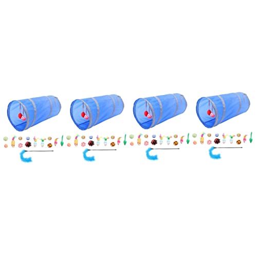 Milisten 4 Sets Katzenkanal-spielzeugset Interaktives Katzenspielzeug Katzentunnelspielzeug Katzen-neckspielzeug Aus Materialien Milisten 4 Sets Katzenkanal-spielzeugset Interaktives Katzenspielzeug Katzentunnelspielzeug Katzen-neckspielzeug Aus Materialien von Milisten