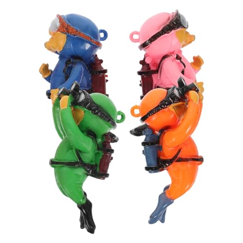 Milisten 4 Stücke Harz Schwimmenden Taucher Aquarium Dekoration Realistische Scuba Diver Aquarium Ornamente für Liebhaber Milisten 4 Stücke Harz Schwimmenden Taucher Aquarium Dekoration Realistische Scuba Diver Aquarium Ornamente für Liebhaber von Milisten