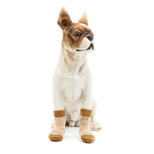 Milisten 4 Stück Baumwollsocken Pfoten Hund Stiefeletten Hundekegel für Hunde Welpen Laufstall züchten pet Supplies hundepflege Dog Shoes Welpensocken Socken für Hund Baumwolle Coffee Milisten 4 Stück Baumwollsocken Pfoten Hund Stiefeletten Hundekegel für Hunde Welpen Laufstall züchten pet Supplies hundepflege Dog Shoes Welpensocken Socken für Hund Baumwolle Coffee von Milisten