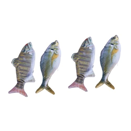 Milisten 4 Stück Plüschtier Fisch Realistisches Katzenfischspielzeug Gefüllte Puppe Elektrisches Katzenspielzeug Realistische Katze Interaktiver Fisch USB Plüschpuppen Milisten 4 Stück Plüschtier Fisch Realistisches Katzenfischspielzeug Gefüllte Puppe Elektrisches Katzenspielzeug Realistische Katze Interaktiver Fisch USB Plüschpuppen von Milisten