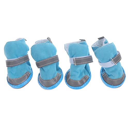 Milisten 4 Stück Haustier Schuhe Winter Warme Schuhe Stiefel Für Hunde Haustier Hundepfotenschutz Haustier Rutschschuhe Hundeschutzstiefel Hunde Warmhalteschuhe Hundeschuhe Warme Milisten 4 Stück Haustier Schuhe Winter Warme Schuhe Stiefel Für Hunde Haustier Hundepfotenschutz Haustier Rutschschuhe Hundeschutzstiefel Hunde Warmhalteschuhe Hundeschuhe Warme von Milisten