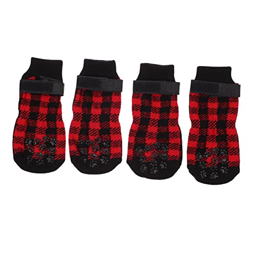 Milisten 4 Stück Haustier socken hundesocken Dog Socks Strumpffüller für Welpen Socken mit Hundegriff sockenschuhe Haustiersocken mit Weihnachtsmotiv Fußsocken für Haustiere Reine Baumwolle Milisten 4 Stück Haustier socken hundesocken Dog Socks Strumpffüller für Welpen Socken mit Hundegriff sockenschuhe Haustiersocken mit Weihnachtsmotiv Fußsocken für Haustiere Reine Baumwolle von Milisten