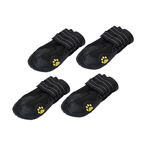 Milisten 4er-Pack Haustierschuhe Hundestiefel Pfoten Hundeschuhe Outdoor-hundeschuhe Atmungsaktive Hundeschuhe Milisten 4er-Pack Haustierschuhe Hundestiefel Pfoten Hundeschuhe Outdoor-hundeschuhe Atmungsaktive Hundeschuhe von Milisten