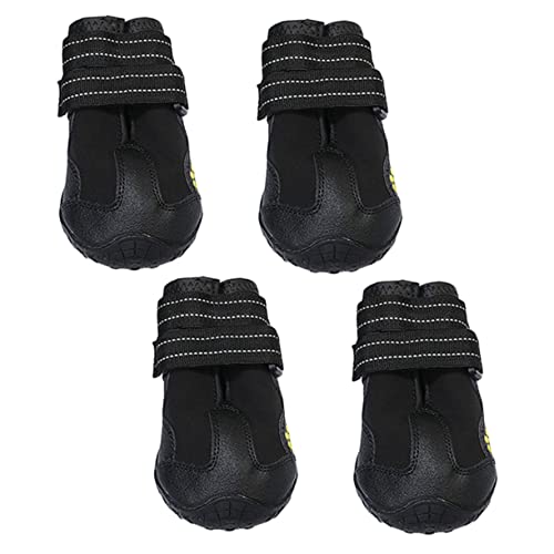Milisten 4 Stück Haustierschuhe Hundeschuhe Booties Für Hundepfoten Mittel Kleine Hundebereich Groß Schuhschutz Hund Für Pfoten Welpe Griff Tragen Stiefel Schuhe Für Hundepfoten Black Stoff Milisten 4 Stück Haustierschuhe Hundeschuhe Booties Für Hundepfoten Mittel Kleine Hundebereich Groß Schuhschutz Hund Für Pfoten Welpe Griff Tragen Stiefel Schuhe Für Hundepfoten Black Stoff von Milisten