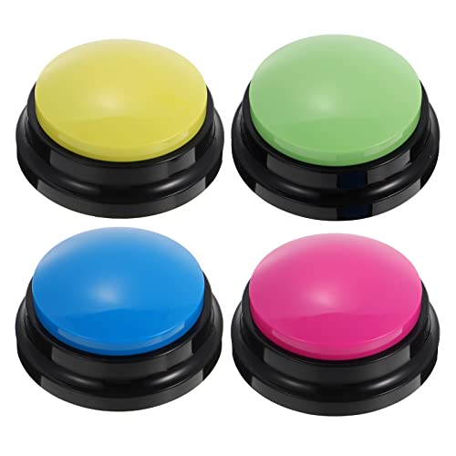 Milisten 4 Stück Hundetraining Aufnahmetasten Interaktive Sprachbuttons für Hunde aus Langlebigem Laut Effektiven Kommunikation und Training Milisten 4 Stück Hundetraining Aufnahmetasten Interaktive Sprachbuttons für Hunde aus Langlebigem Laut Effektiven Kommunikation und Training von Milisten