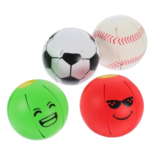 Milisten 4 Stück Interaktives Hundespielzeug Druckball und Fliegende Untertasse Langlebiges Kauspielzeug für Mittelgroße Hunde Fördert Spiel und Beschäftigung im Freien Milisten 4 Stück Interaktives Hundespielzeug Druckball und Fliegende Untertasse Langlebiges Kauspielzeug für Mittelgroße Hunde Fördert Spiel und Beschäftigung im Freien von Milisten