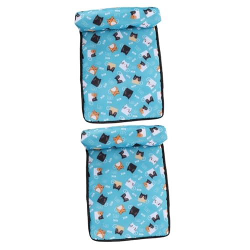Milisten 4 Stück Katzenkühlkissen Bett Haustiere Kühlung Haustierkissen Kühlmatte selbstkühlende Haustiermatte Pet Cat Cooling Playmat Sommerunterlage für Katzen Haustierschlafmatte Stoff von Milisten