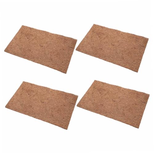 Milisten 4 Stück Kokosfasermatte Kokosfaser für Reptilien Accessoires für Bartagamen Futter für Reptiliensubstrate Teppich aus natürlicher Kokosnussfaser Reptilienpanzerzubehör Kaffee Milisten 4 Stück Kokosfasermatte Kokosfaser für Reptilien Accessoires für Bartagamen Futter für Reptiliensubstrate Teppich aus natürlicher Kokosnussfaser Reptilienpanzerzubehör Kaffee von Milisten