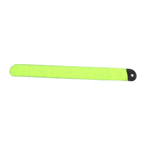 Milisten 4 Stück LED Pferde Knöchelriemen LED Armband Wiederaufladbar Reflektierende Armbänder Für Nachtwanderungen Lauflicht Für Frauen LED Nachtlauf Armband Stoff Hellgrün von Milisten