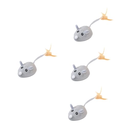Milisten 4 Stücke Elektronische Katze Kick Spielzeug Mäuse Scrunching Interaktive Spielzeug Für Indoor Katzen Milisten 4 Stücke Elektronische Katze Kick Spielzeug Mäuse Scrunching Interaktive Spielzeug Für Indoor Katzen von Milisten