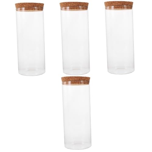 Milisten 4 Stück Micro Landschafts Glasflasche Terrarium Halter für Moos und Sukkulentenpflanzen Transparenter Flaschenkörper für Dekoration und DIY Projekte Jedem von Milisten