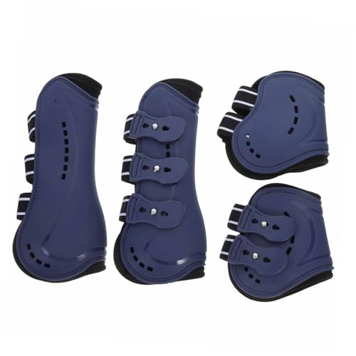Milisten 4 Stück Pferdebeinstiefel Pferdeleggings Beinschiene für Pferde Reitsportausrüstung Pferdebeinschild Springsehnenstiefel für Pferde Pferdemedizin-Bürststiefel Pferdelaufstiefel Pu Milisten 4 Stück Pferdebeinstiefel Pferdeleggings Beinschiene für Pferde Reitsportausrüstung Pferdebeinschild Springsehnenstiefel für Pferde Pferdemedizin-Bürststiefel Pferdelaufstiefel Pu von Milisten