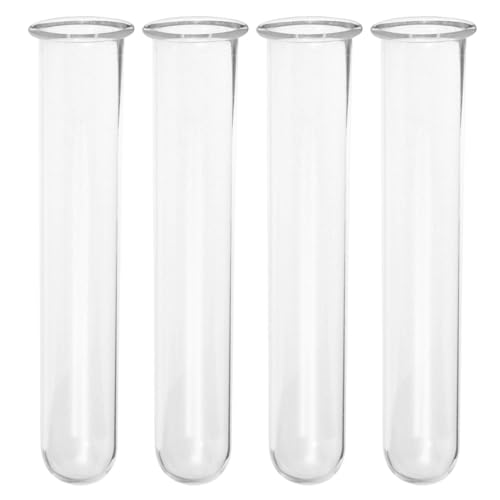 Milisten 4 Stück Pflanzen-Terrarium-Reagenzgläser Glas-Reagenzgläser Abgestufte Pflanzgefäße – Pflanzenvermehrungsstation-Reagenzglas Milisten 4 Stück Pflanzen-Terrarium-Reagenzgläser Glas-Reagenzgläser Abgestufte Pflanzgefäße – Pflanzenvermehrungsstation-Reagenzglas von Milisten