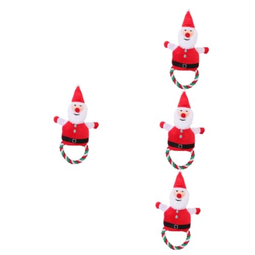 Milisten 4 Stück Plüsch Hundespielzeug Weihnachtsspielzeug Für Hunde Kauspielzeug Für Welpen Santa Quietschendes Hundespielzeug Plüschtiere Für Welpen Kauspielzeug Für Hunde Welpenzubehör Milisten 4 Stück Plüsch Hundespielzeug Weihnachtsspielzeug Für Hunde Kauspielzeug Für Welpen Santa Quietschendes Hundespielzeug Plüschtiere Für Welpen Kauspielzeug Für Hunde Welpenzubehör von Milisten