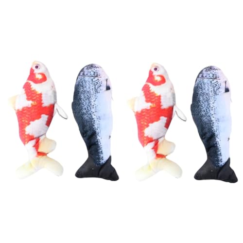 Milisten 4 Stück Simulation elektrischer Fisch Katze Katzenminze Spielzeug Kauspielzeug für Katzen catchring knete Spielzeug Spielzeuge Plüschtier neckendes Katzenspielzeug Haustier Wels Milisten 4 Stück Simulation elektrischer Fisch Katze Katzenminze Spielzeug Kauspielzeug für Katzen catchring knete Spielzeug Spielzeuge Plüschtier neckendes Katzenspielzeug Haustier Wels von Milisten