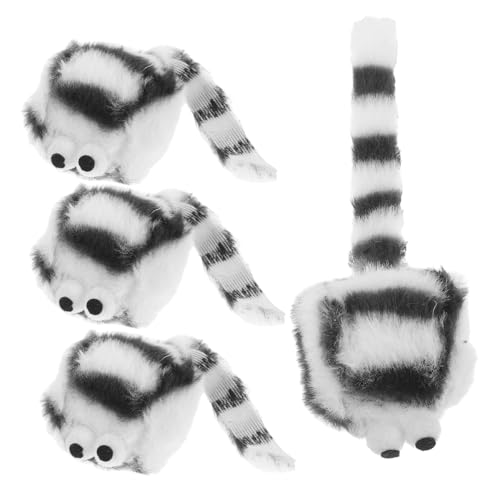Milisten Interaktives Katzenspielzeug – 4 Realistische Plüschmäuse Kätzchenzubehör Gegen Langeweile Neckisches Mäusespielzeug Für Haustiere Milisten Interaktives Katzenspielzeug – 4 Realistische Plüschmäuse Kätzchenzubehör Gegen Langeweile Neckisches Mäusespielzeug Für Haustiere von Milisten