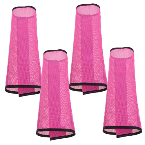 Milisten 4 Stück Teiliges Atmungsaktive Mesh Fliegenstiefel für Pferde Elastisch Sicherer Sitz Leichte Beinhochlegings Schützt vor Insektenstichen Ermüdung und Stomping bei Outdoor Reiten von Milisten