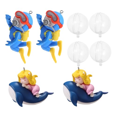 Milisten 4 Stück Teiliges PVC Aquarium Deko mit Schwimmenden Tauchern und Mädchen Wal Bunte Fischbecken Dekoration Sichere Pflegeleichte Schwimmende Taucher Ornamente für Aquarien Milisten 4 Stück Teiliges PVC Aquarium Deko mit Schwimmenden Tauchern und Mädchen Wal Bunte Fischbecken Dekoration Sichere Pflegeleichte Schwimmende Taucher Ornamente für Aquarien von Milisten