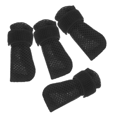 Milisten 4 Stück Weiche Katzenschuhe Atmungsaktiv mit Rutschfestem Design Kratzschutz Pfotenschutz für Baden und Pflege Sichere Passform für Zuhause und Unterwegs Schwarz Milisten 4 Stück Weiche Katzenschuhe Atmungsaktiv mit Rutschfestem Design Kratzschutz Pfotenschutz für Baden und Pflege Sichere Passform für Zuhause und Unterwegs Schwarz von Milisten