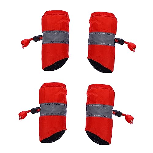 Milisten Hundeschuhe 4pcs Weihnachten Haustier Fußabdeckung Warm Und Atmungsaktiv Hund Milisten Hundeschuhe 4pcs Weihnachten Haustier Fußabdeckung Warm Und Atmungsaktiv Hund von Milisten