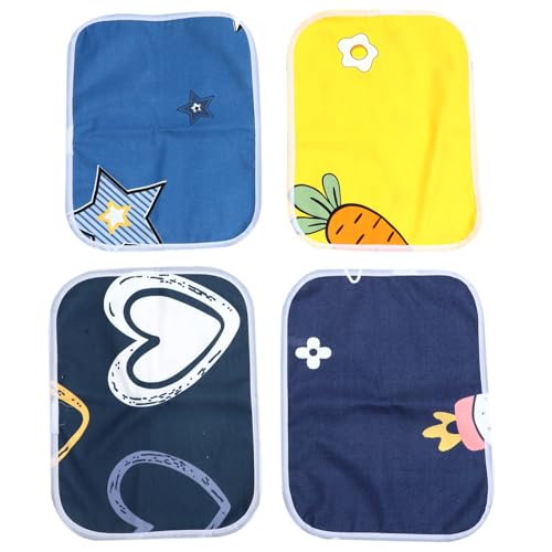 Milisten 4stücke Hamsterunterlagen Waschbare Pee Pads Für Kleintiere Für Meerschweinchen Und Chinchillas Praktische Matten Für Käfige Wiederverwendbar Und Hautfreundlich von Milisten