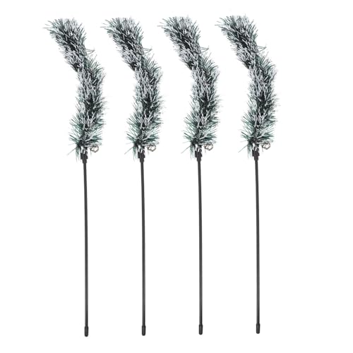 Milisten 4stücke Katzenangel Spielzeug Interaktive Teaser Sticks Mit Glöckchen Und Quasten Für Katzen Und Kätzchen Fördert Spielspaß Und Bindung Für Weihnachten Und Geschenkideen von Milisten